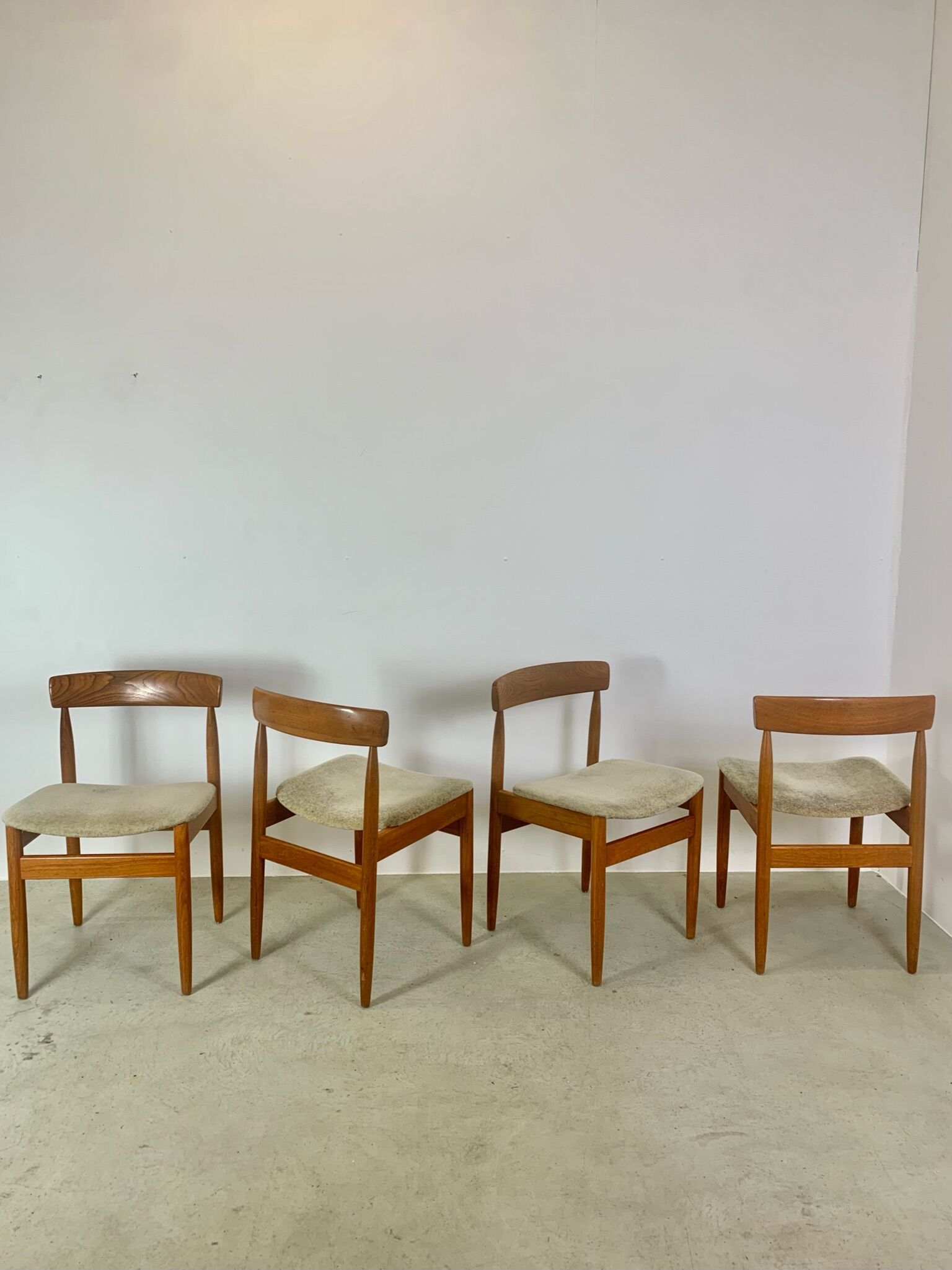 4x Danish Teak Dining Chairs