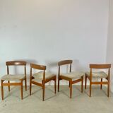 4x Danish Teak Dining Chairs