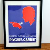Rivoire and Carret paste - vintage pub poster 1930