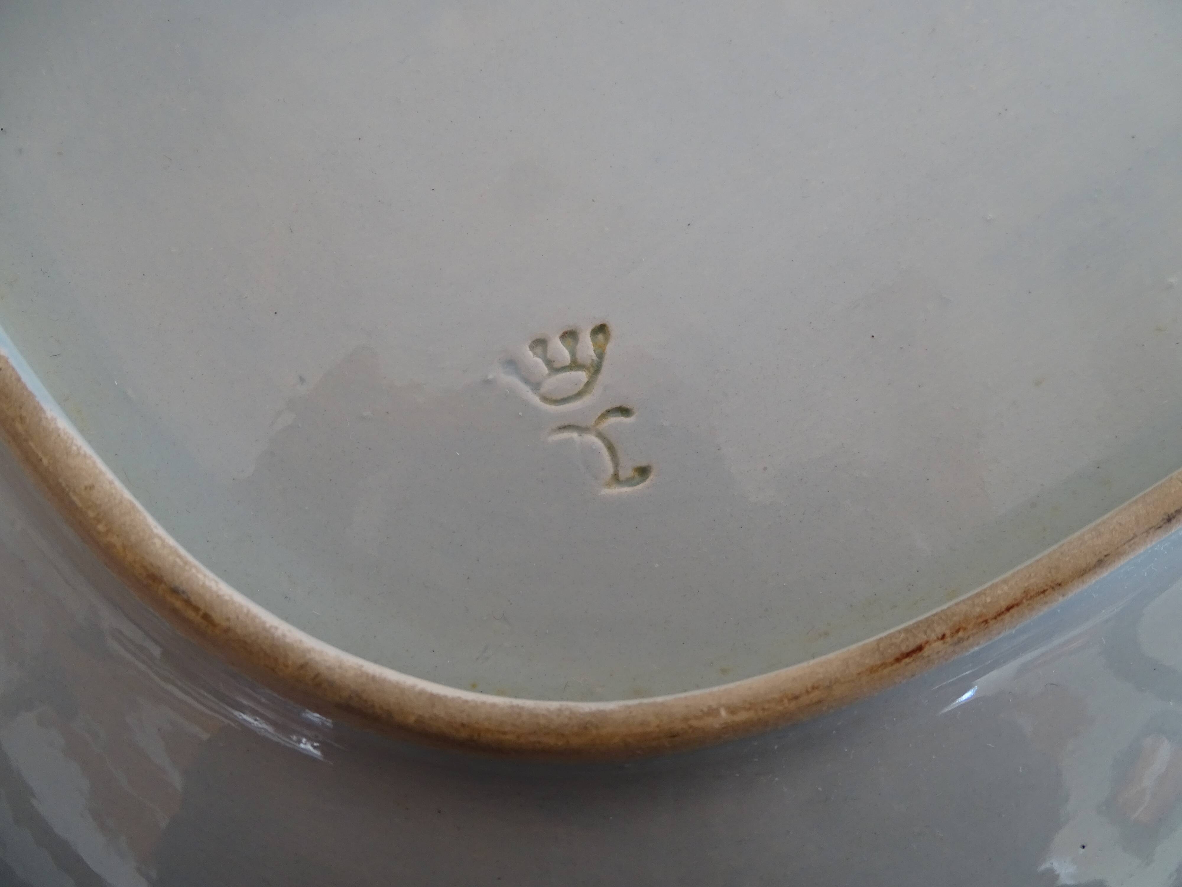 Fish dish MBFA Pornic 1960 vintage