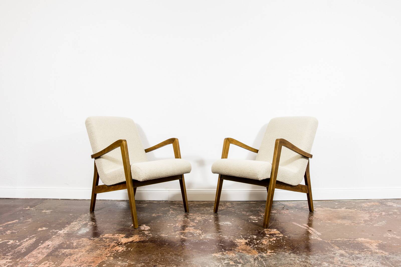 Mid-century modern armchairs Type 300-138 from BFM, 1960s, set of 2