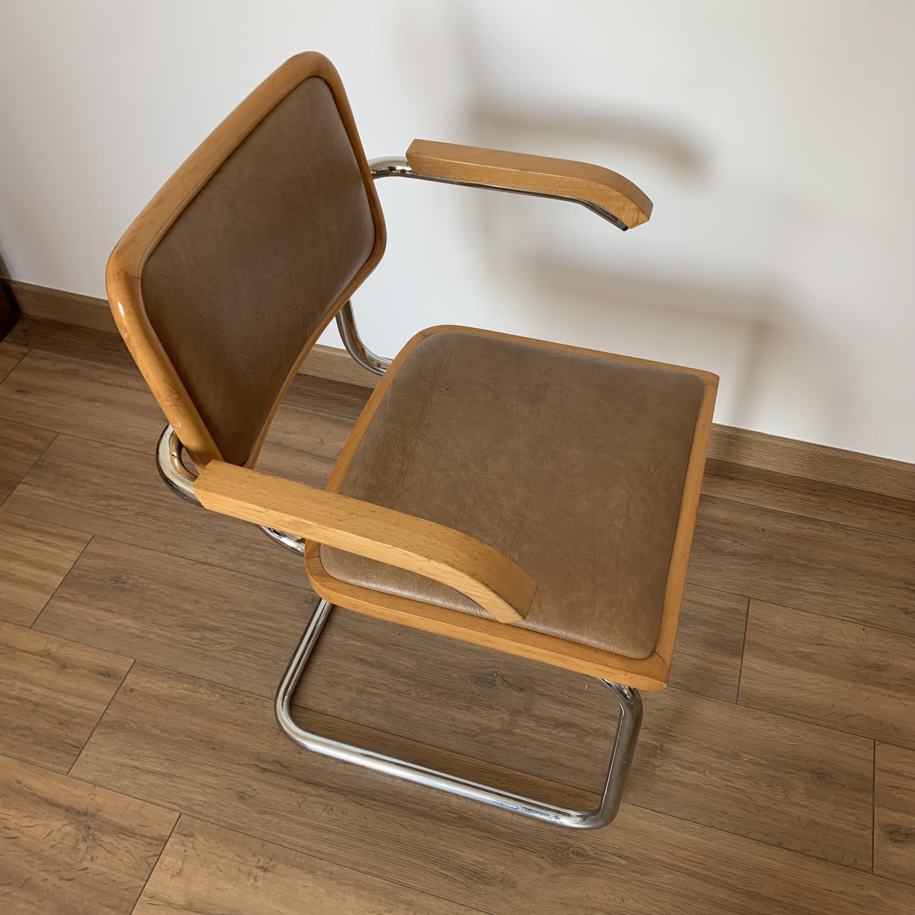 Pair of armchairs B64 by Marcel Breuer
