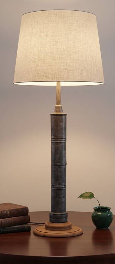 Set of 2 industrial & curiosity lamps – tin clysters