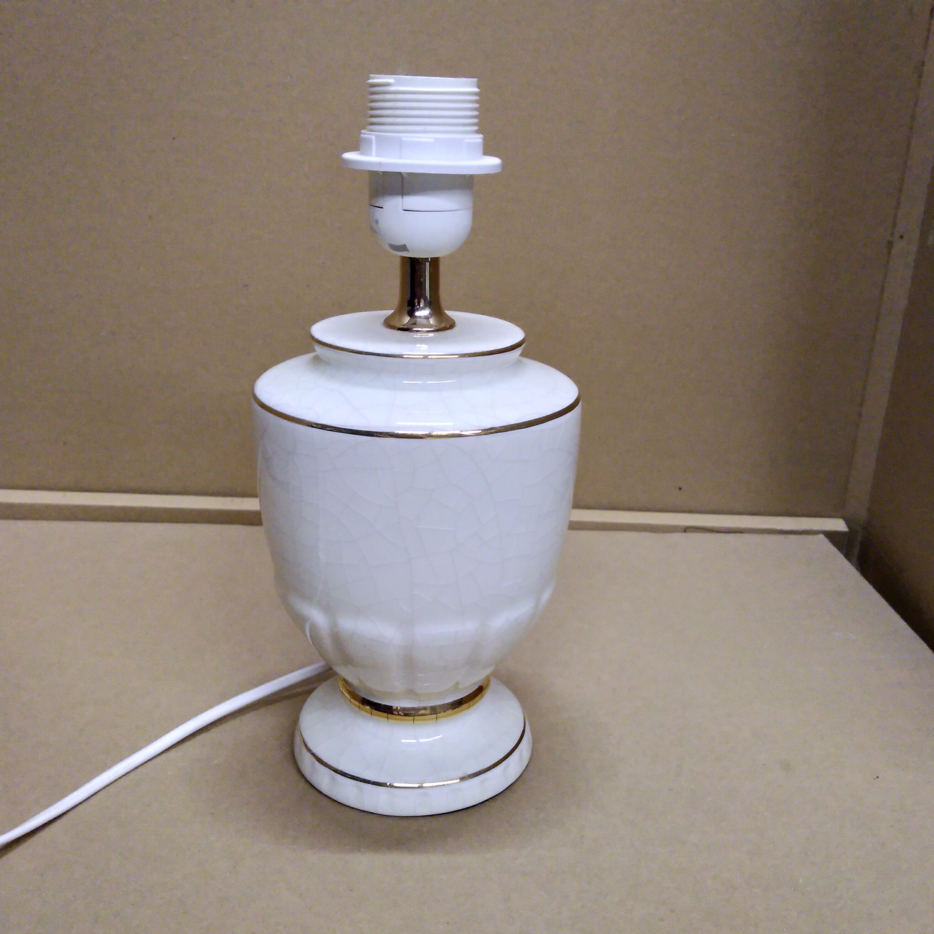 Vintage ceramic lamp foot