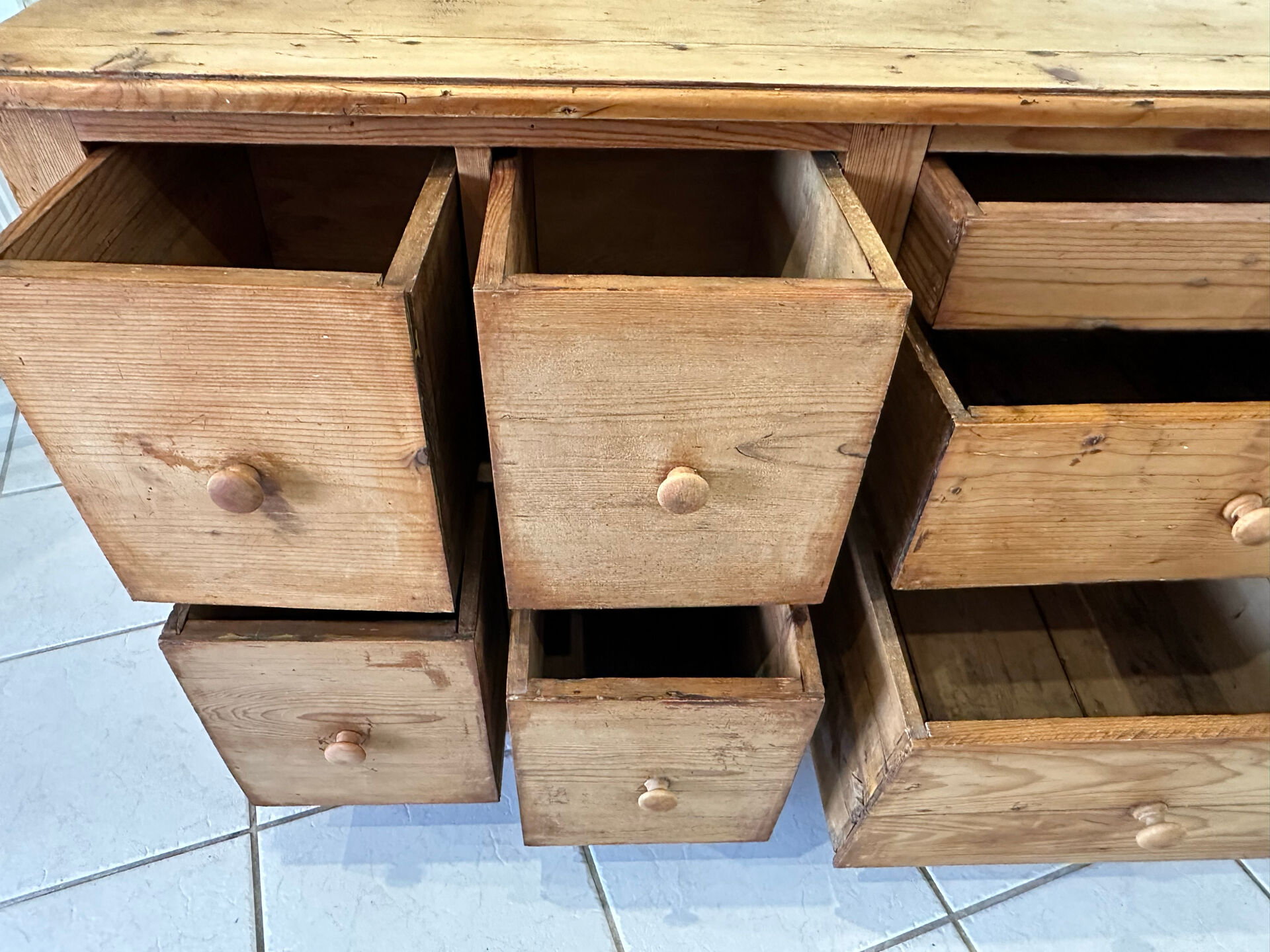 Vintage 1950s workshop sideboard