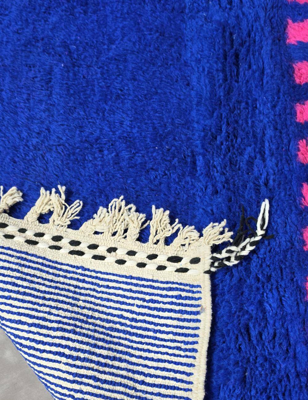 Petit Tapis Berbère Bleu - 150 x 130 cm