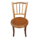 Old small Fischel children's chair with Pierrot decor
