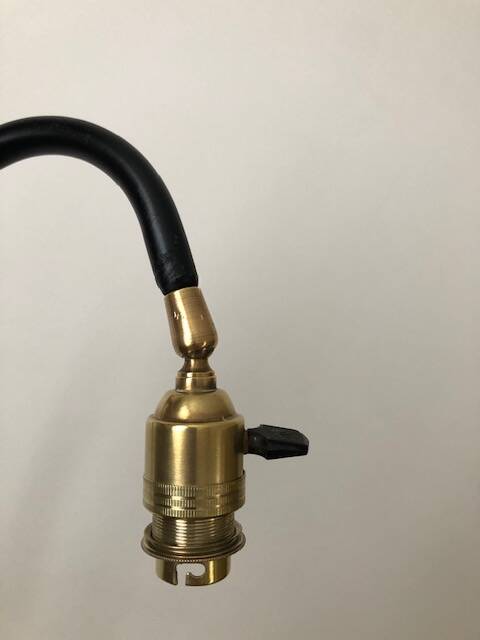 Tablet floor lamp and magazine holder 1960