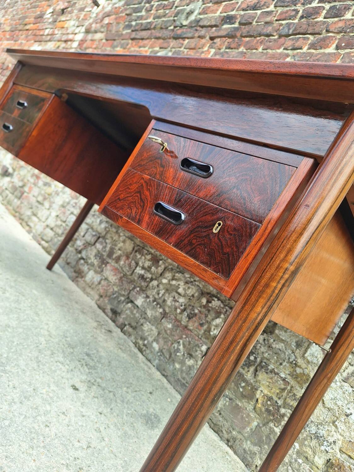 Arne Vodder rosewood desk, Danish designer furniture