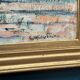 Original Swedish Oil on Panel – "Uppsala" by Gusten Widerbäck – Signed – Dated 1965 (on the back) – Framed – 38 × 43 cm