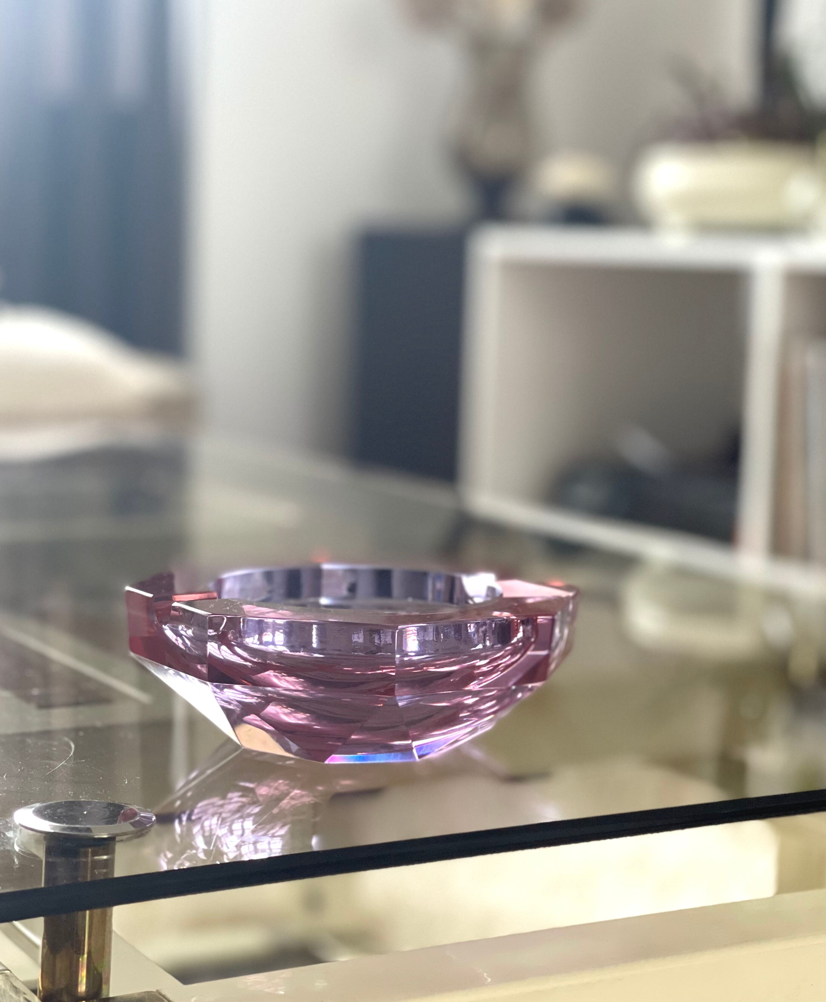 Crystal ashtray 1970