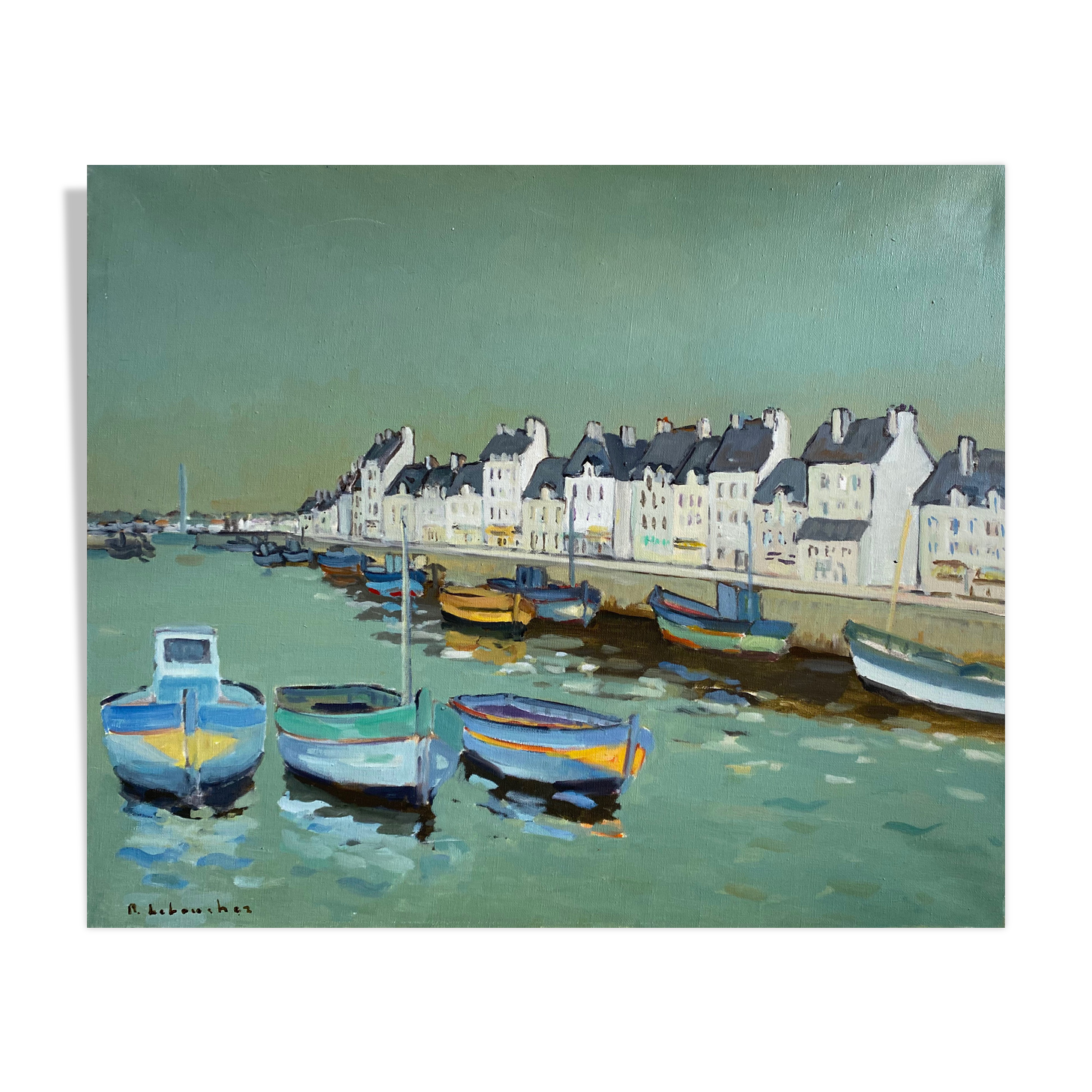 Hst table "marine" normandy / brittany by robert leboucher (xx°)