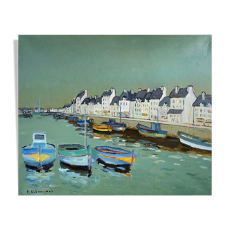 Hst table "marine" normandy / brittany by robert leboucher (xx°)