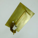 Mid century sconce acrylic and brass 1960s 1970s lucite wall lamp