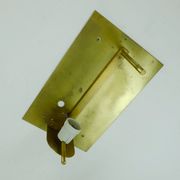 Mid century sconce acrylic and brass 1960s 1970s lucite wall lamp