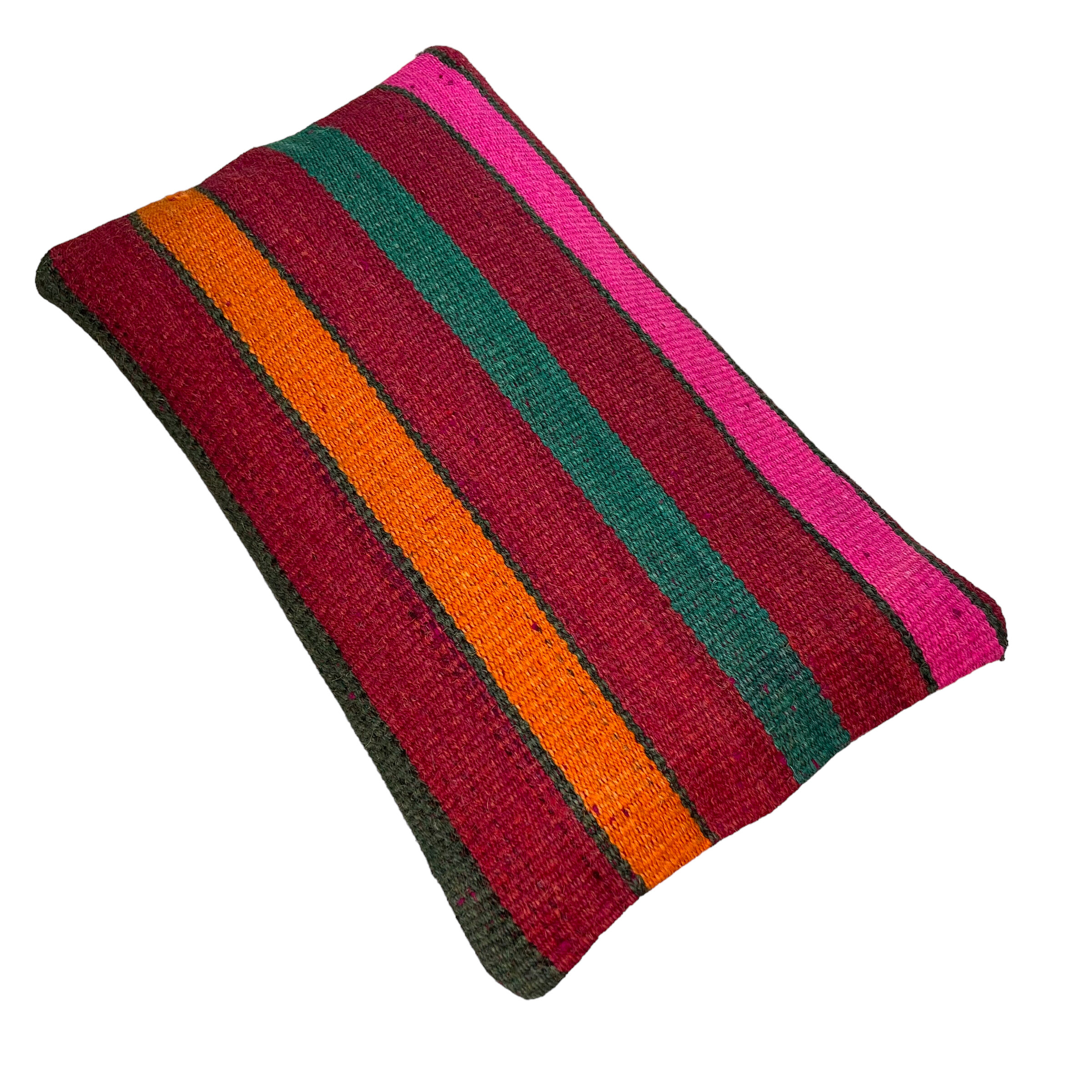 Vintage turkish kilim cushion cover, 30 x 50 cm