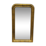 Miroir ancien doré d'époque Louis Philippe 66x118cm
