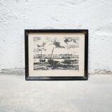 Lithograph artist's proof signed Paul Petit