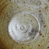 Large vintage stoneware fruit bowl from Puisaye attributed to Jean-Pierre Prudhomme.