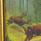 Set Of 2 Paintings, Paint On Paper, By M. Hrušovská, Czechoslovakia 1950s