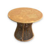 Large rattan garden table