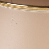 Philippe Barbier lamp travertine brass Hollywood Regency