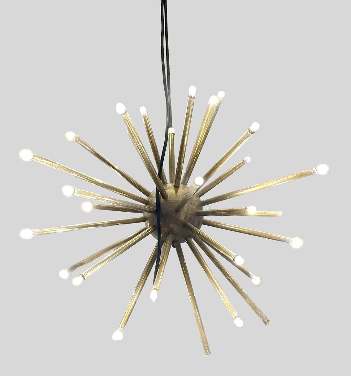 Sputnik Star pendel in Brass 32 arms  Diameter 55cm
