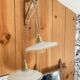 Pair of lace-edged opaline portable lamps with cord wire