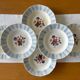 6 antique deep plates in Sarreguemines earthenware
