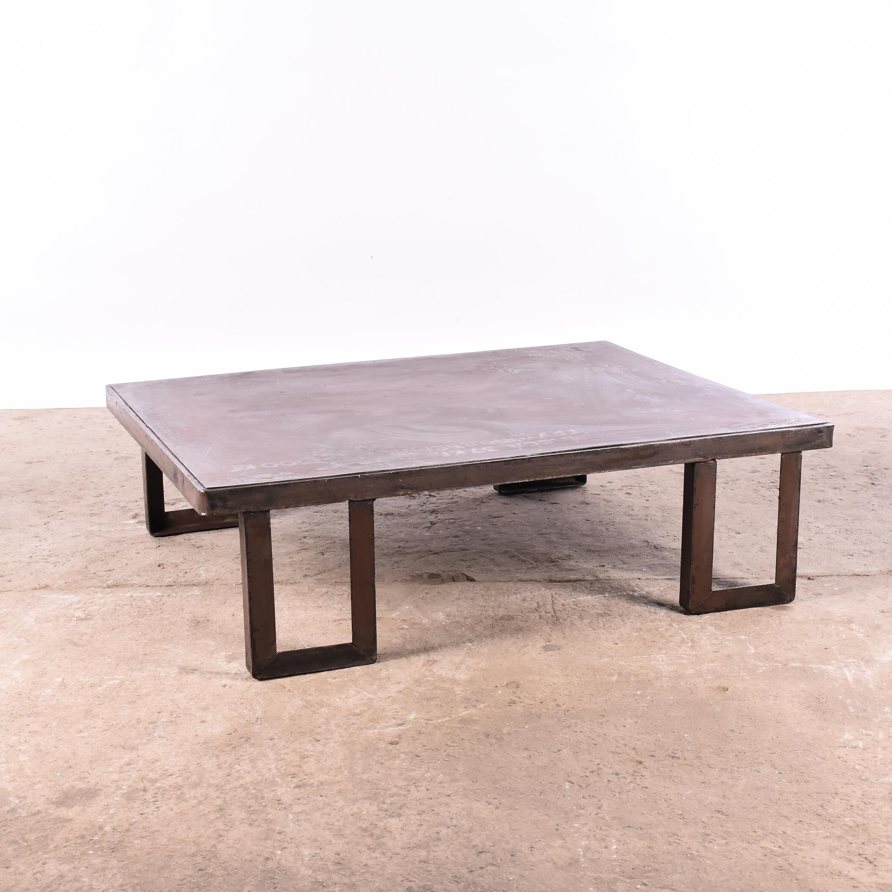 Industrial coffee table