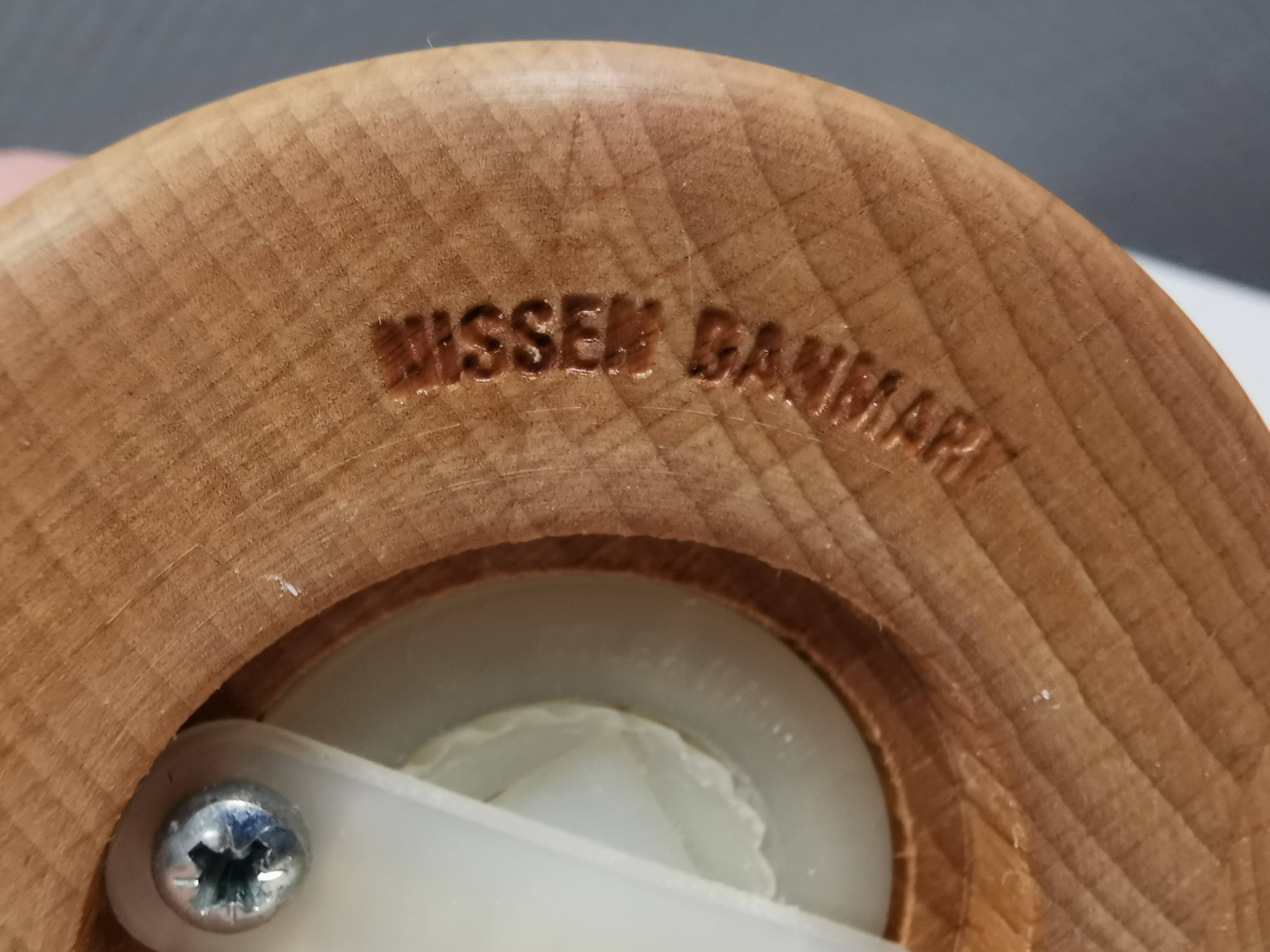 Salt and pepper grinders/mills designed by Nissen Denmark in the 1970-80s
