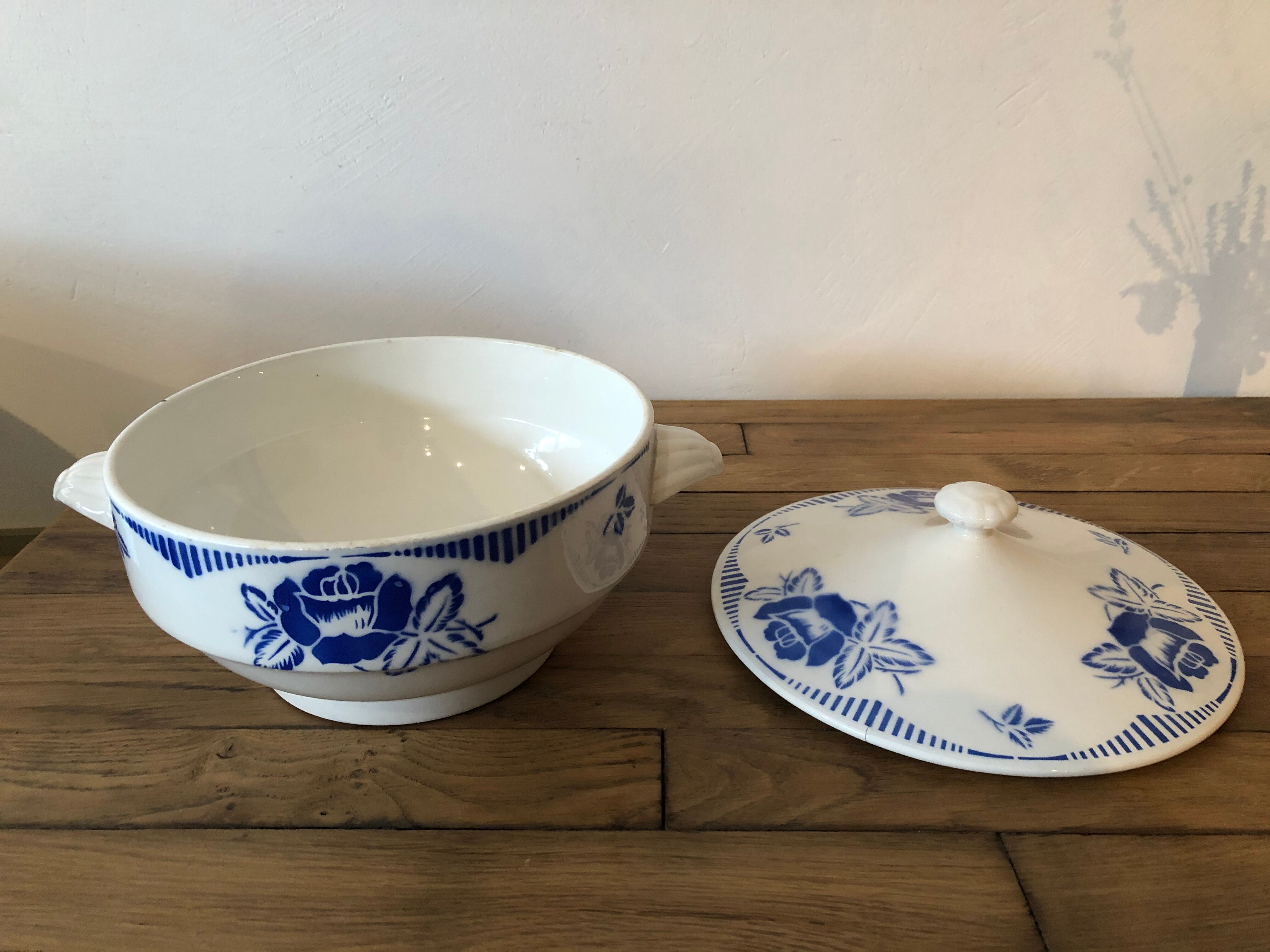 Vintage soup, Digoin Sarreguemines, Model Algar