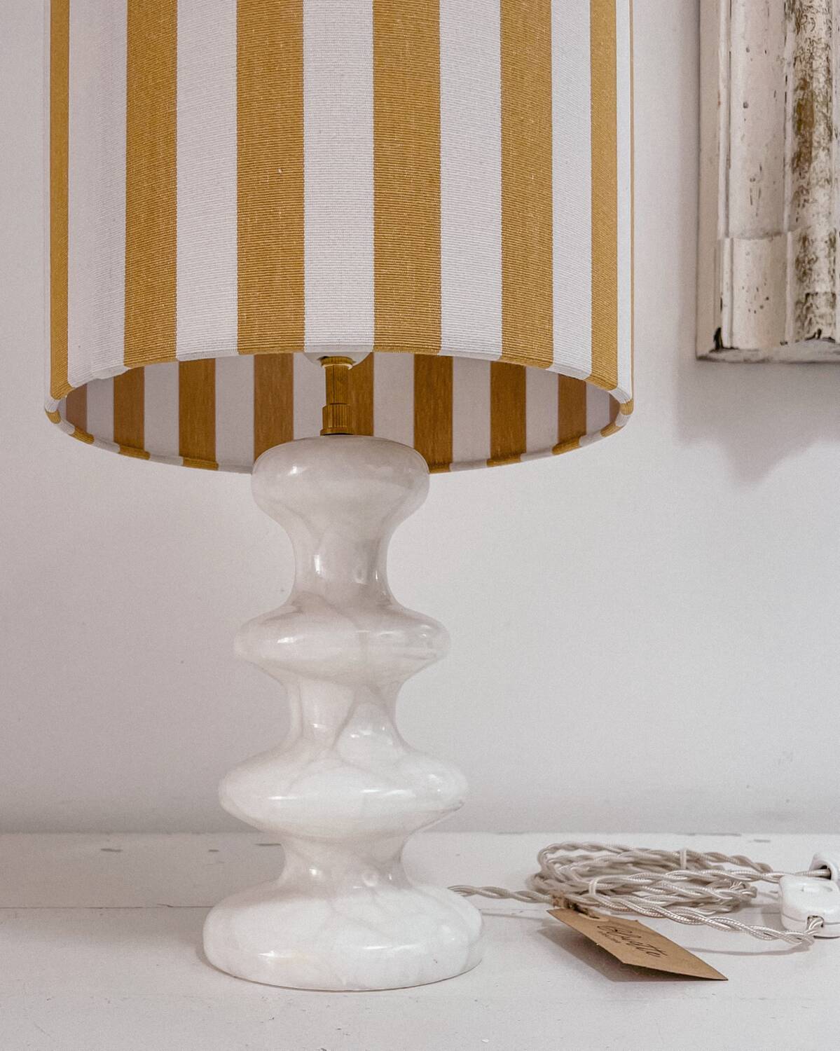 Lampe albâtre