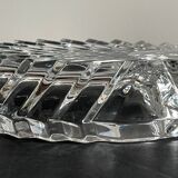 Vintage Crystal Ashtray in Seashell Shape