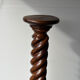 Large twisted solid oak column, early 20th century