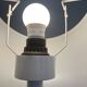 Set of two white Artifort 270 retro, standing lights