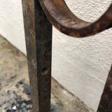 Wrought iron door grille