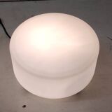 Ceiling light or wall lamp in Bauhaus style, cylindrical opaline globe - mid 20th century.