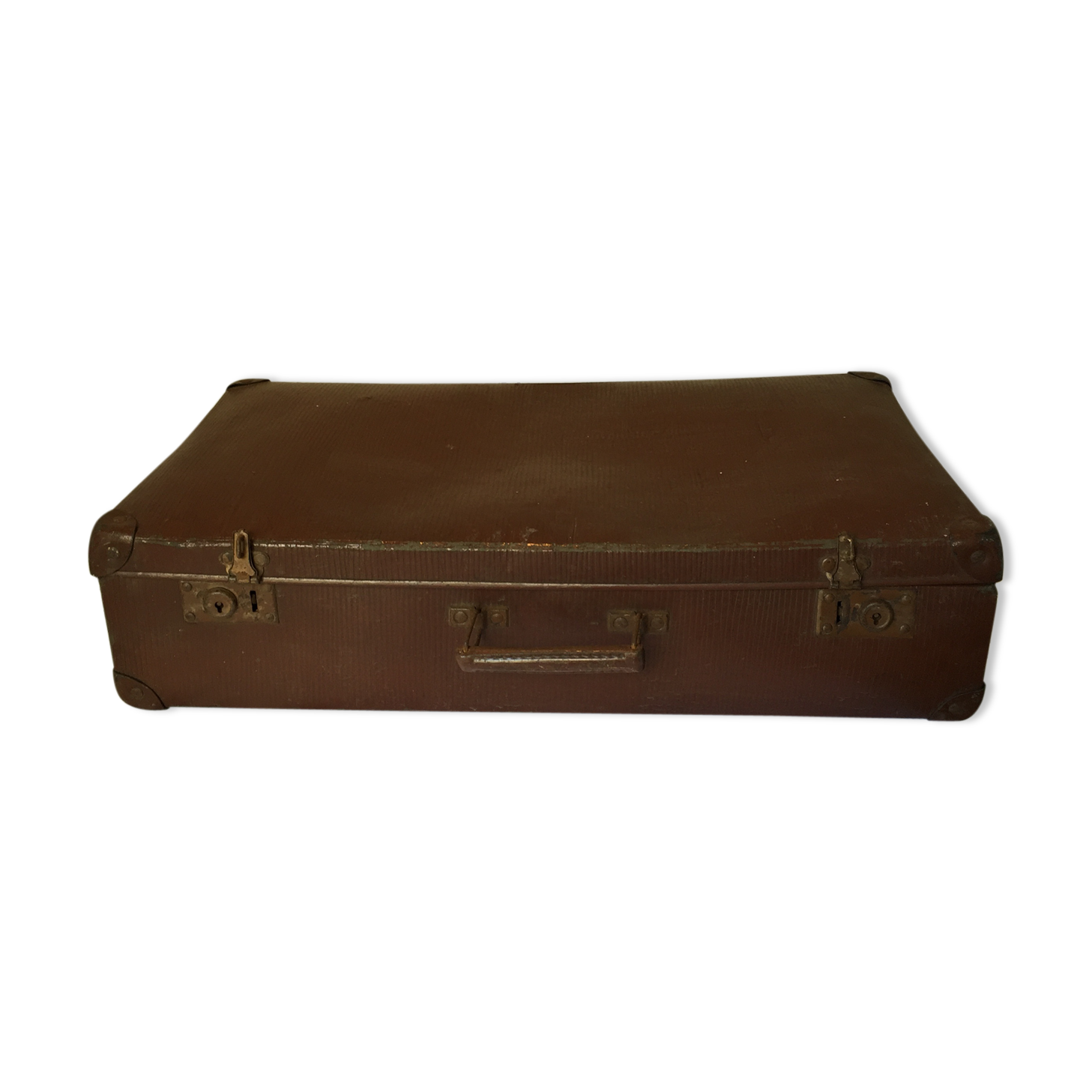 Vintage cardboard suitcase