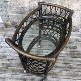 Rattan service or rolling table
