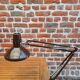Lampe architecte Ledu marron 70's