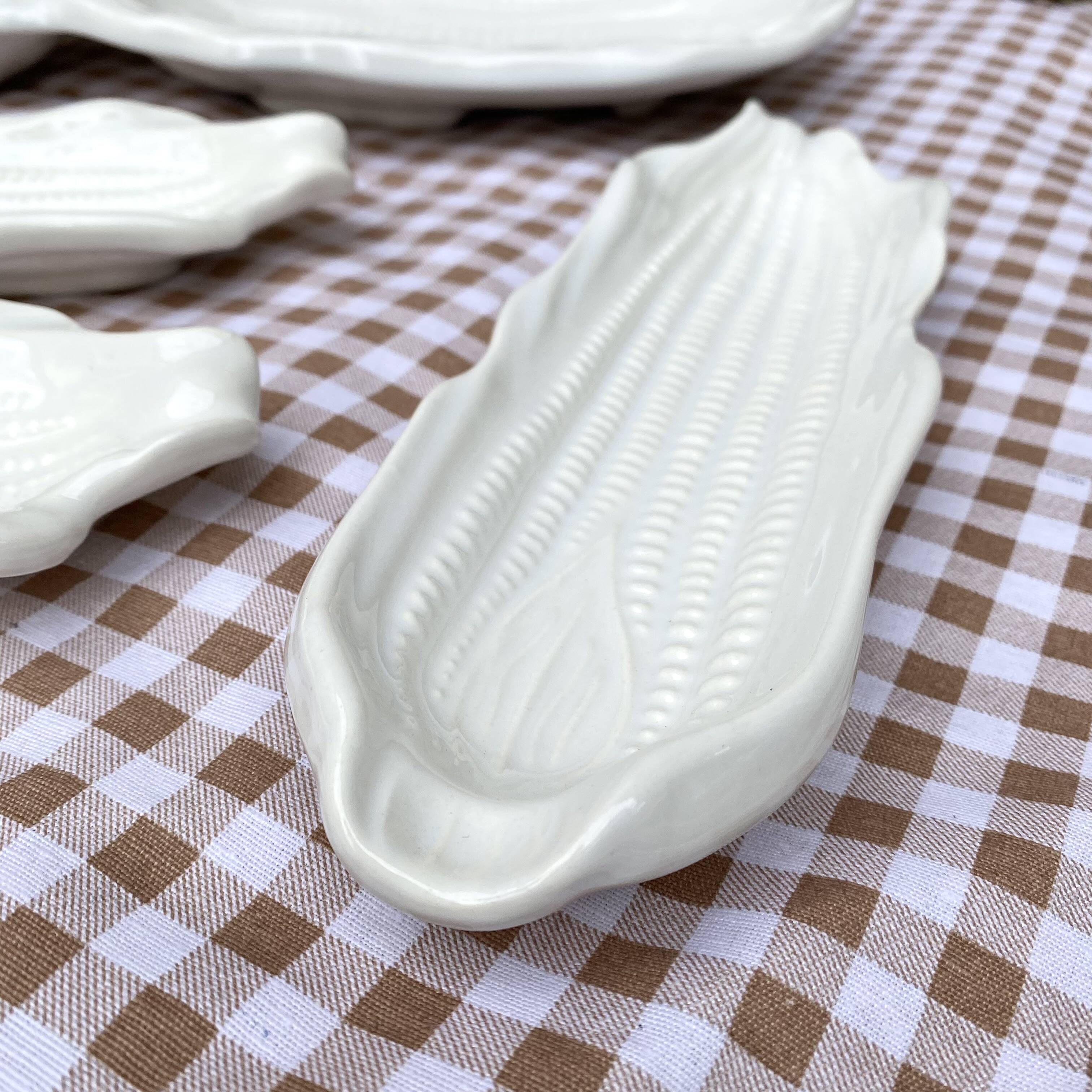 Vintage ceramic corn service from the USA