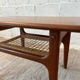 Table basse scandinave en Teck par Trioh Mobler