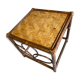 Table basse en rotin