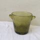 The 1970s vintage blown glass ice bucket