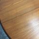 Scandinavian teak dining table with extension cords