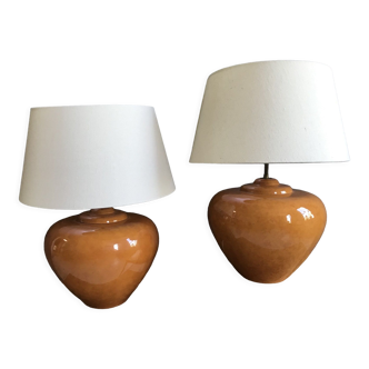 2 lampes de table François Chatain années 1970