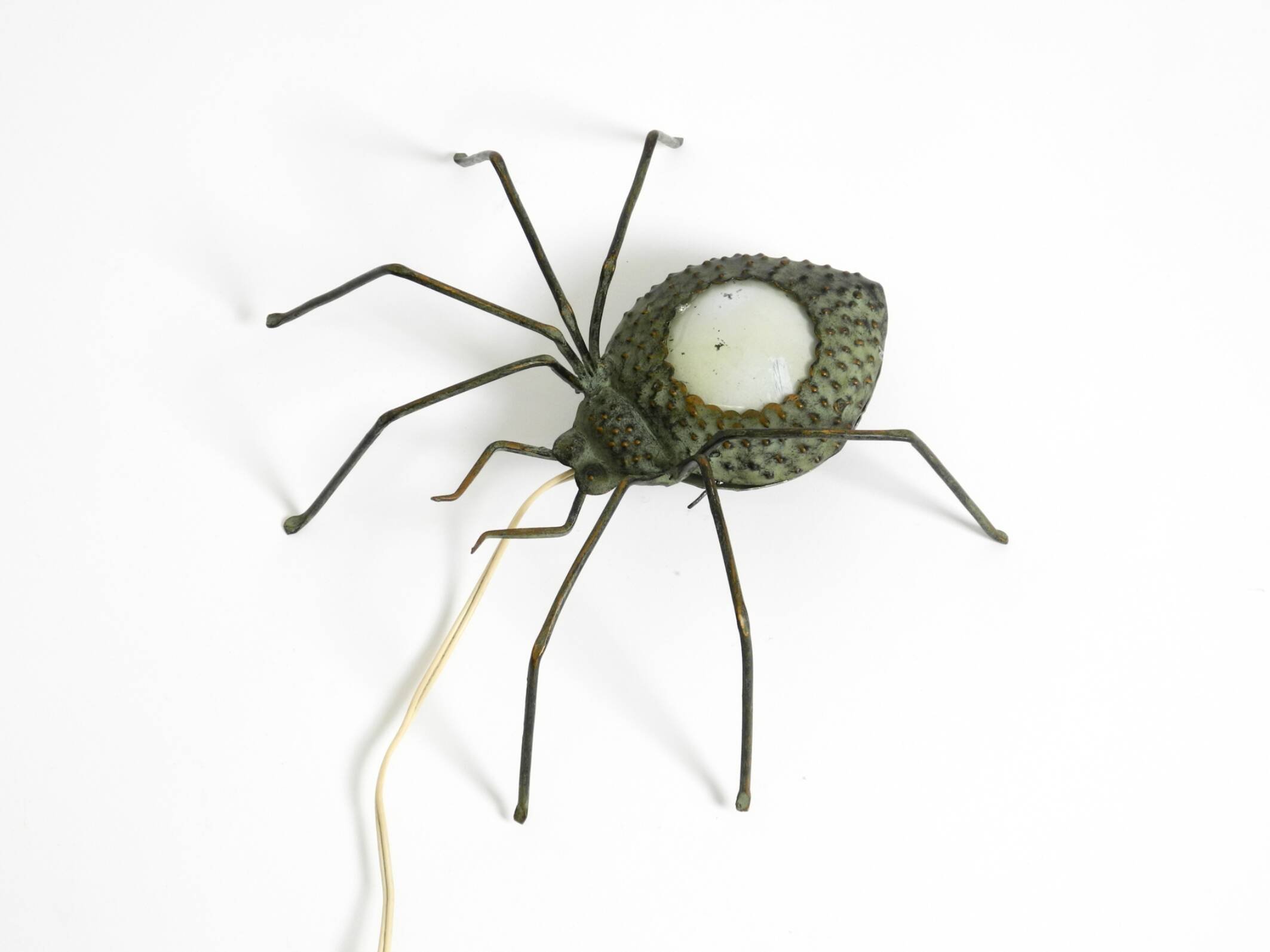 Beautiful Italian Mid Century Modern "Spider" wall lamp made of metal