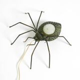 Beautiful Italian Mid Century Modern "Spider" wall lamp made of metal