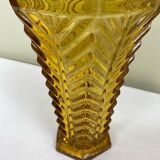 Vase art déco ambré